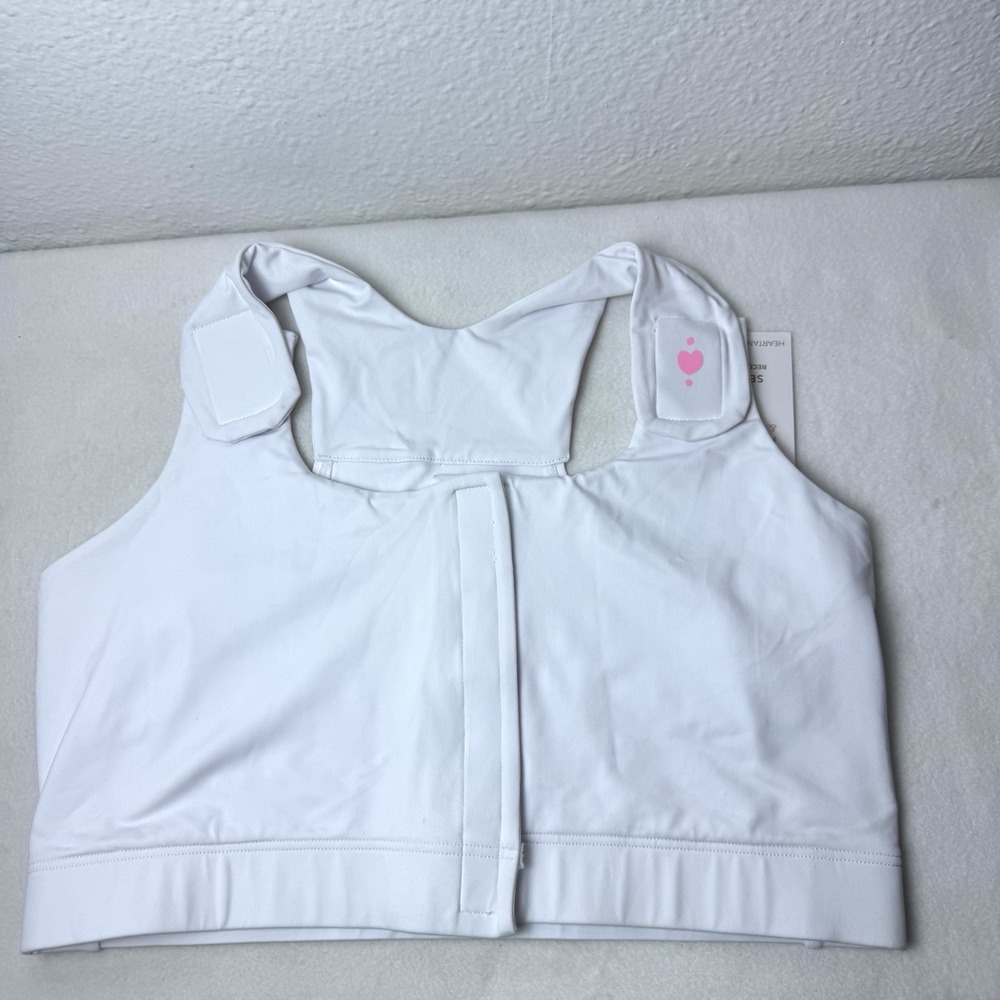 Heart & Core Serena Recovery Bra Size Womens XL 40"-42" White Post Surgical